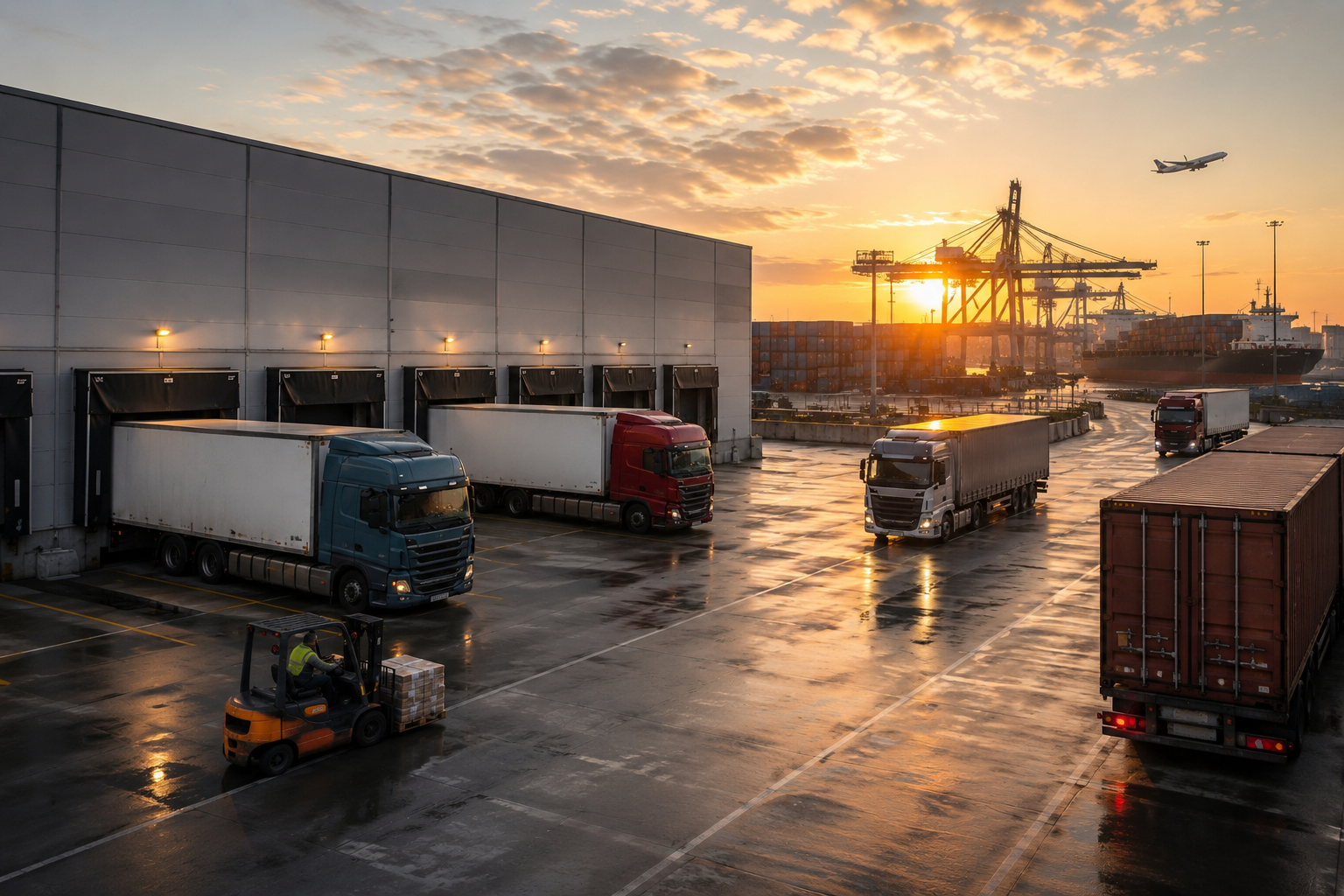 LKW im Speditionsalltag
